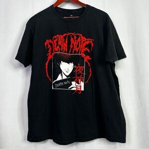 Death Note Ripple Junction Shirt Anime Graphic Horror Black Unisex XL T-Shirt